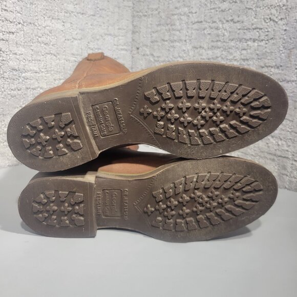 Georgia Farm and Ranch Men's Size 7D Brown Leather Pull on Welington Boots G5814 - Picture 8 of 10